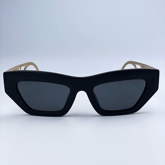SALE! NEW Versace VE4432U 90s Vintage GB1/87 Black Gold Frame Logo Grey Women main image 15